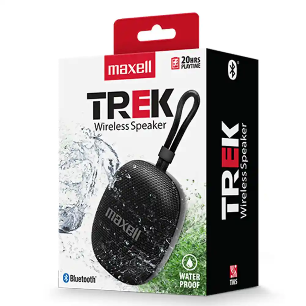 Bocina Trek Maxell Bluetooth Negro