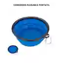 Bebedero Portatil + Comedero Plegable Mascotas Combo 2 En 1
