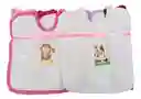 Babero Delantal Bebe Niña - Semanario Impermeable X7 Unidades