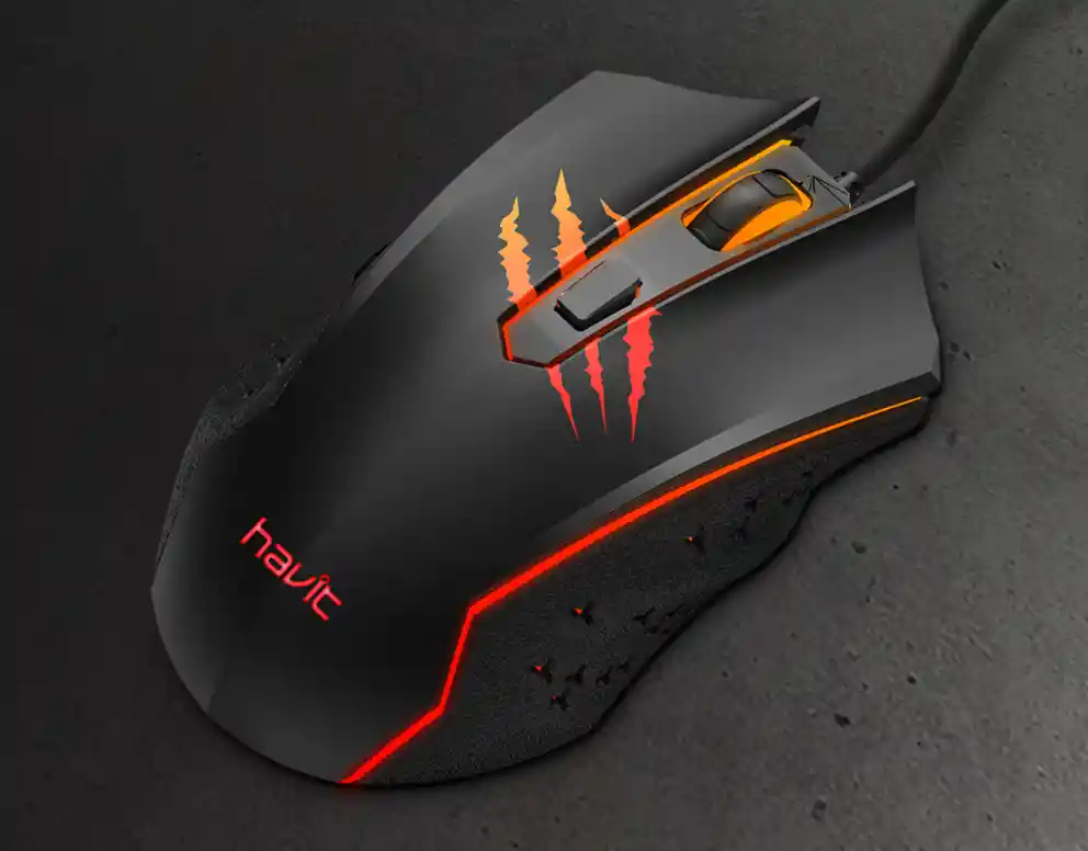 Mouse Gamer Compacto Ergonómico Para Juegos Y Gaming