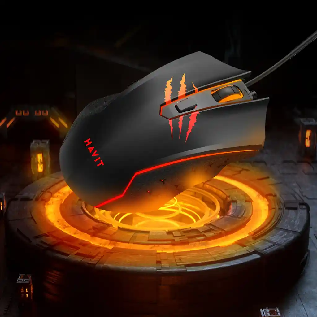 Mouse Gamer Compacto Ergonómico Para Juegos Y Gaming