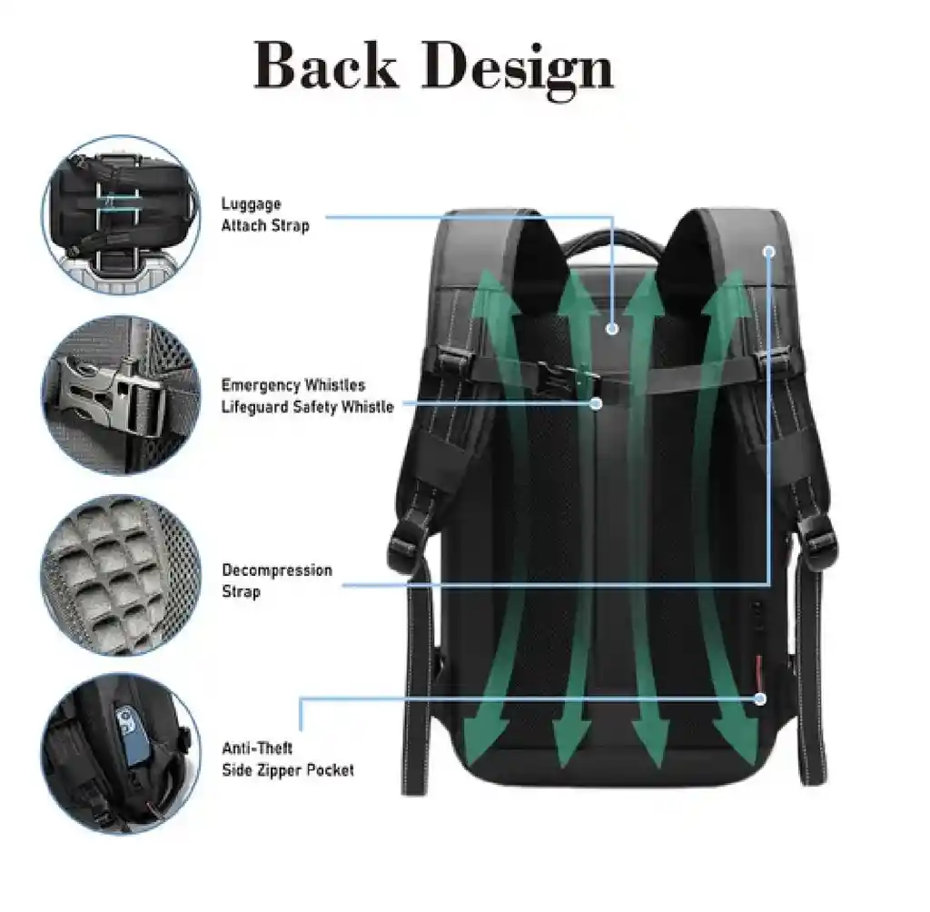 Maleta De Compresion Mochila Airback Expandible