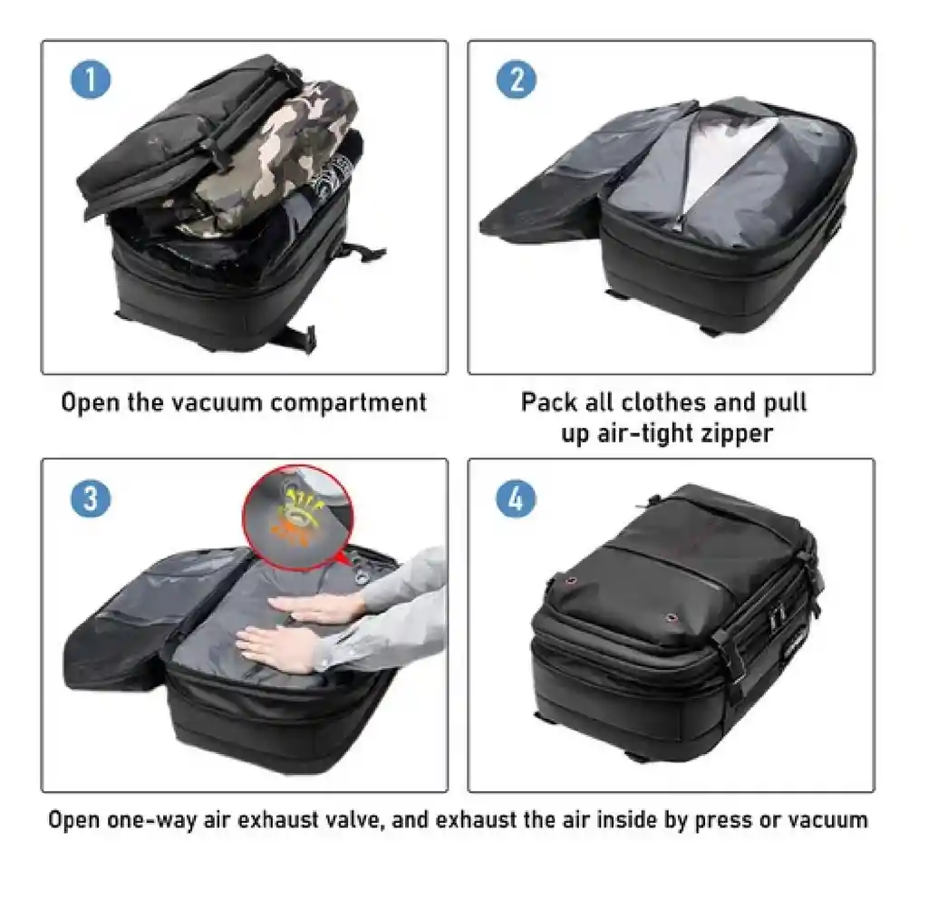 Maleta De Compresion Mochila Airback Expandible