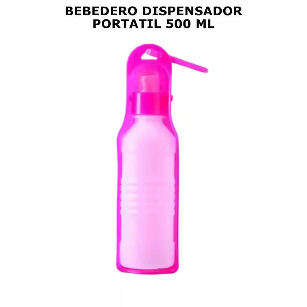 Bebedero Portatil + Comedero Plegable Para Mascotas 2 En 1