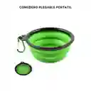 Bebedero Portatil + Comedero Plegable Mascotas Combo 2 En 1
