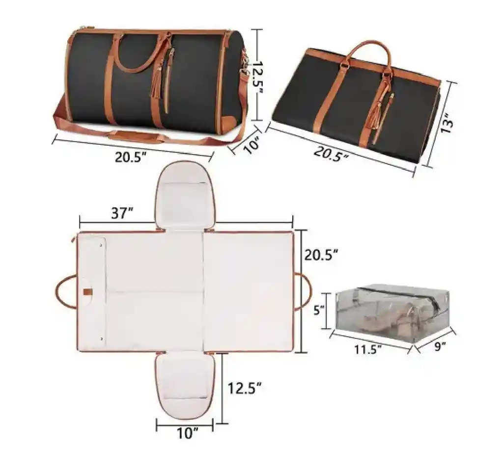 Bolso De Viaje Convertible 2 En 1 Para Colgar