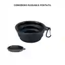 Bebedero Portatil + Comedero Plegable Mascotas Combo 2 En 1