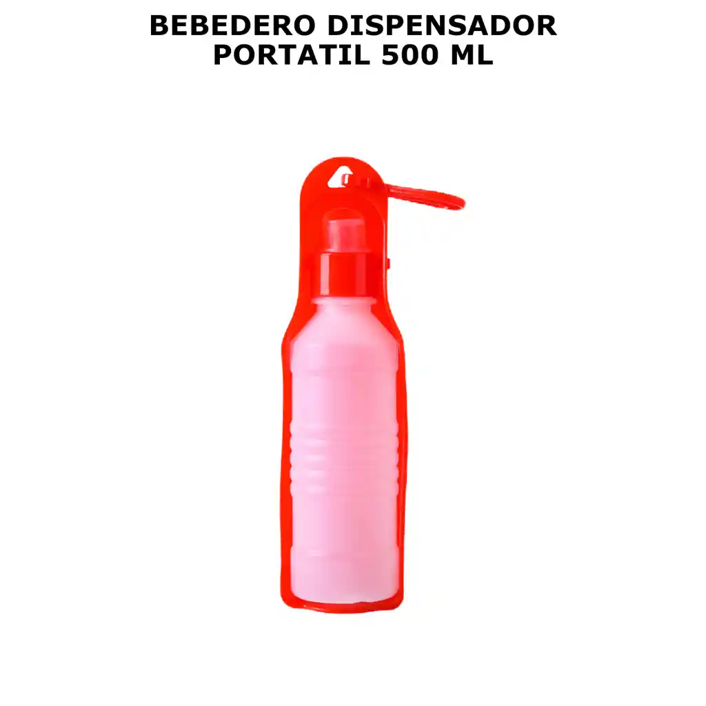 Bebedero Portatil + Comedero Plegable Mascotas Combo 2 En 1