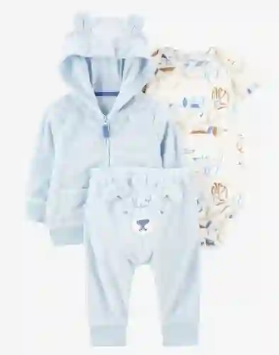Conjunto 3 Piezas Bebe Carters Talla 6 Meses