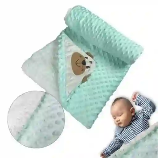 Cobija Térmica Cobertor Ovejero Doble Faz Para Bebe Niño