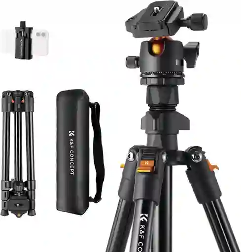 Trípode Profesional Kf Concept Aluminio Para Camara Telescopio