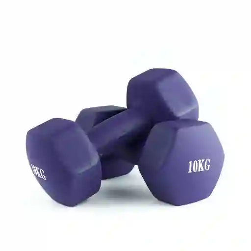 Mancuernas De Vinilo 10 Kg (par)