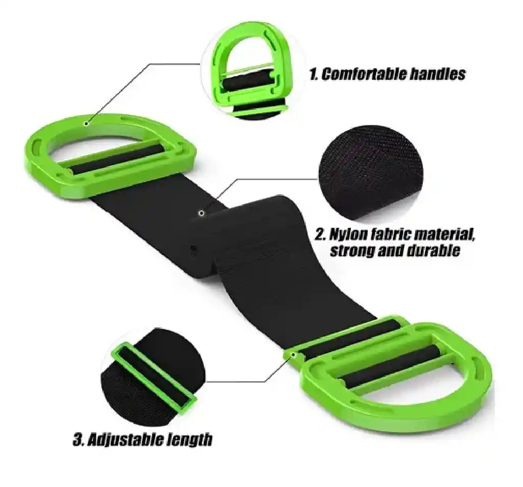 Correas De Elevacion Movil Objetos Pesados Cuerda Retractil Ajustable