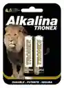 Pila Batería Alcalina Tronex Aa Blister X2