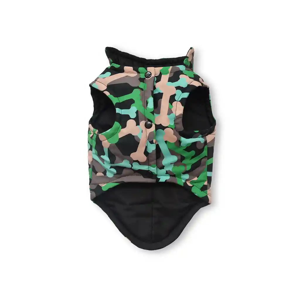 Chaleco Xs Camuflado Huesos Verdes