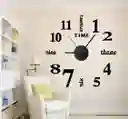 Reloj Pared, 40cm Diseño Pegatina Sticker 3d Reloj De Pared