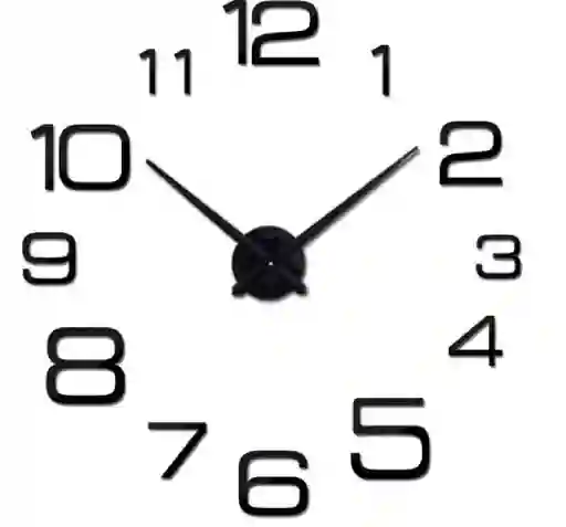 Reloj Pared Diseño Pegatina Sticker 3d