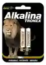 Pila Batería Alcalina Tronex Aaa Blister X2