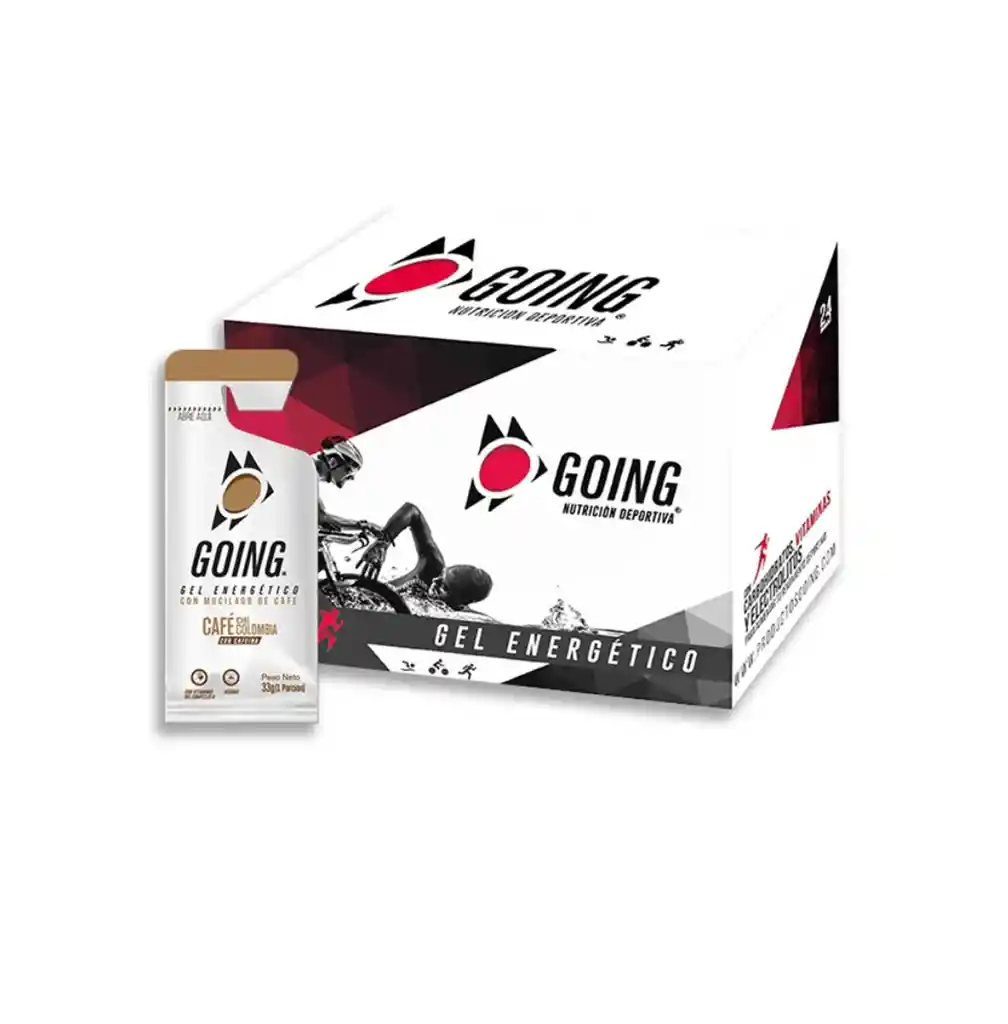 Caja De Geles Energéticos X 24und - Sabor Cafe