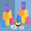 Juguete Didactico De Armar Figuras Con Vasos