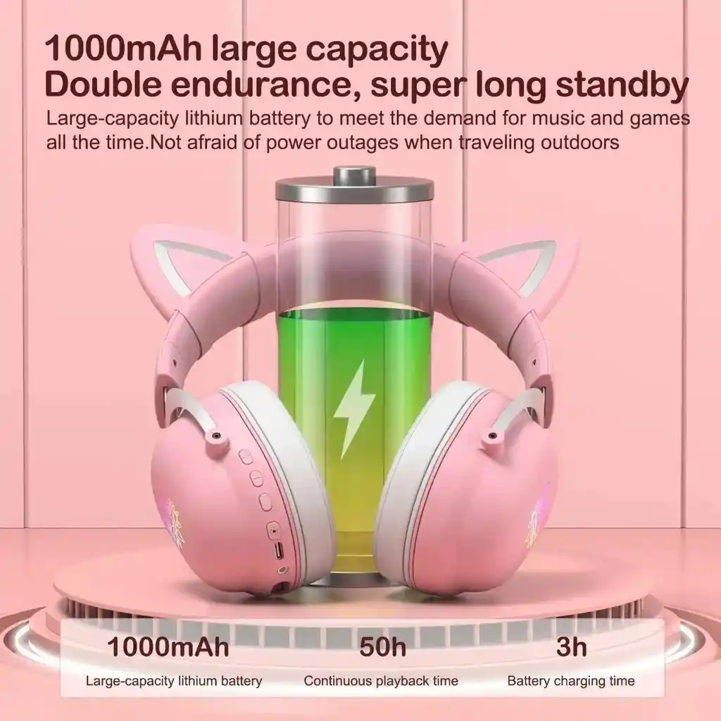 Diadema Auriculares Gamer Inalámbrico Bluetooth Onikuma B100