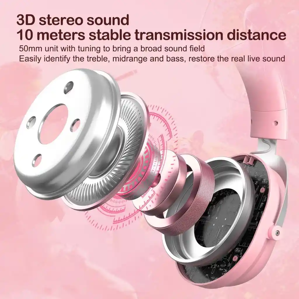 Diadema Auriculares Gamer Inalámbrico Bluetooth Onikuma B100