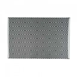 Tapete Outdoor Toskana 120x180cm Negro Polipropileno