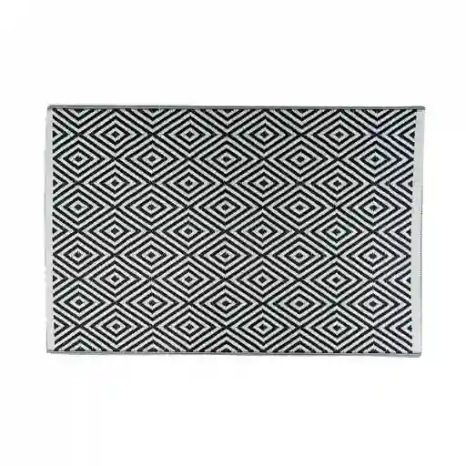 Tapete Outdoor Toskana 120x180cm Negro Polipropileno
