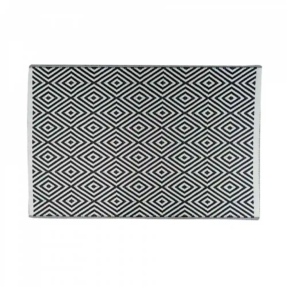 Tapete Outdoor Toskana 120x180cm Negro Polipropileno