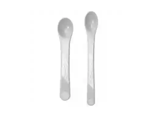 Cucharas Para Bebe De Alimentación X2 Twistshake Original Gris