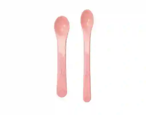 Cucharas Para Bebe De Alimentación X2 Twistshake Original Rosado