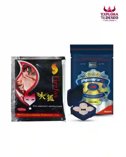 Combo Potenciador Femenino Firefox + Potenciador Masculino Powersx