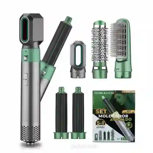 Cepillo Electrico Pronova 5 En 1 Secador Alisador Ondulador Para Cabello