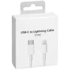 Cable De Cargador Iphone Carga Rapida Tipo C A Lightning 1 Metro