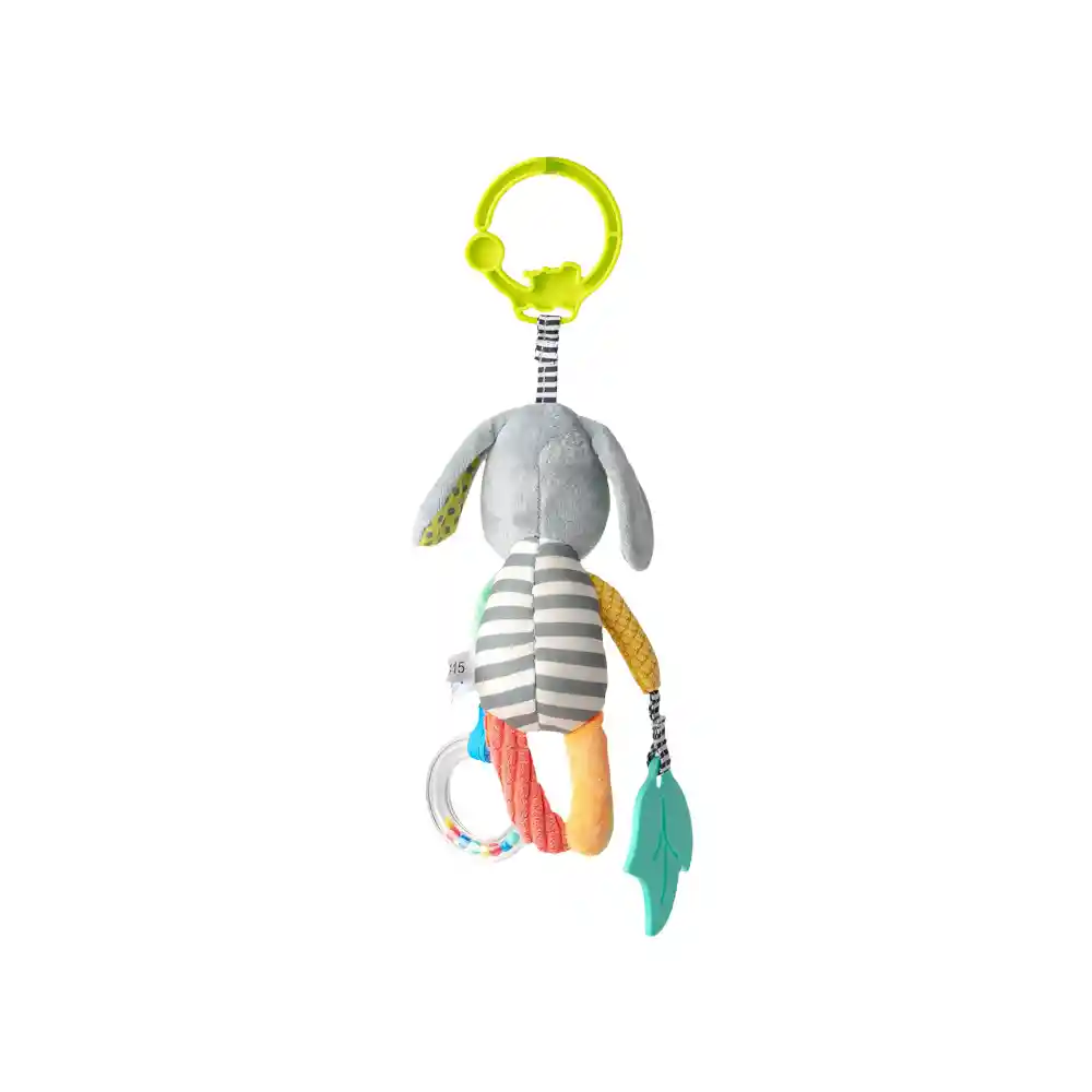 Juego De Estimulación Perrito Mordedor Colgante Para Bebés