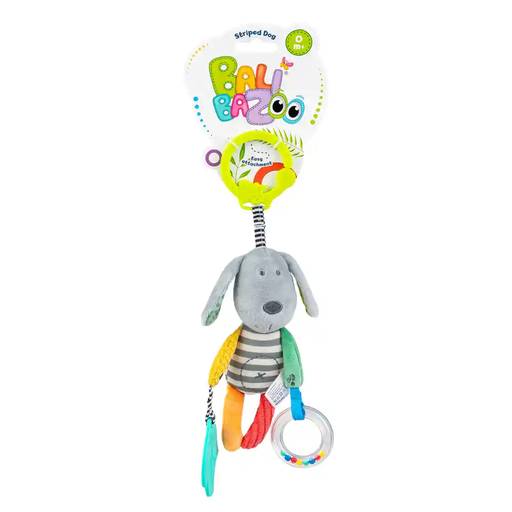 Juego De Estimulación Perrito Mordedor Colgante Para Bebés