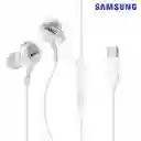 Audífonos Samsung Akg Tipo C Color Blanco
