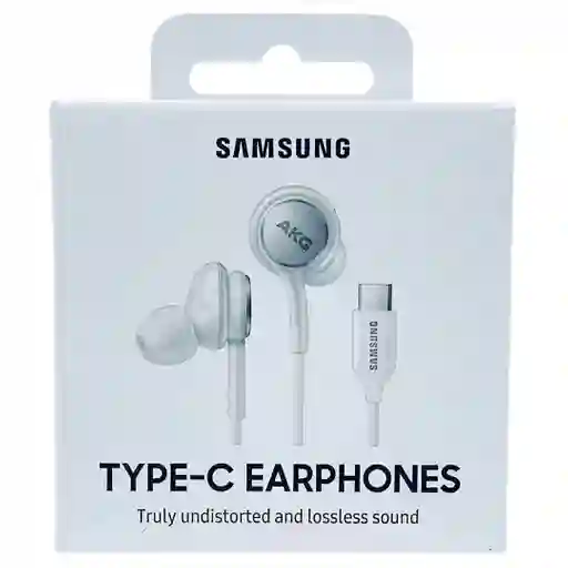 Audífonos Samsung Akg Tipo C Color Blanco