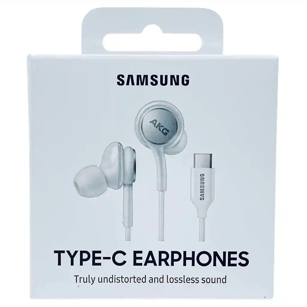 Audífonos Samsung Akg Tipo C Color Blanco