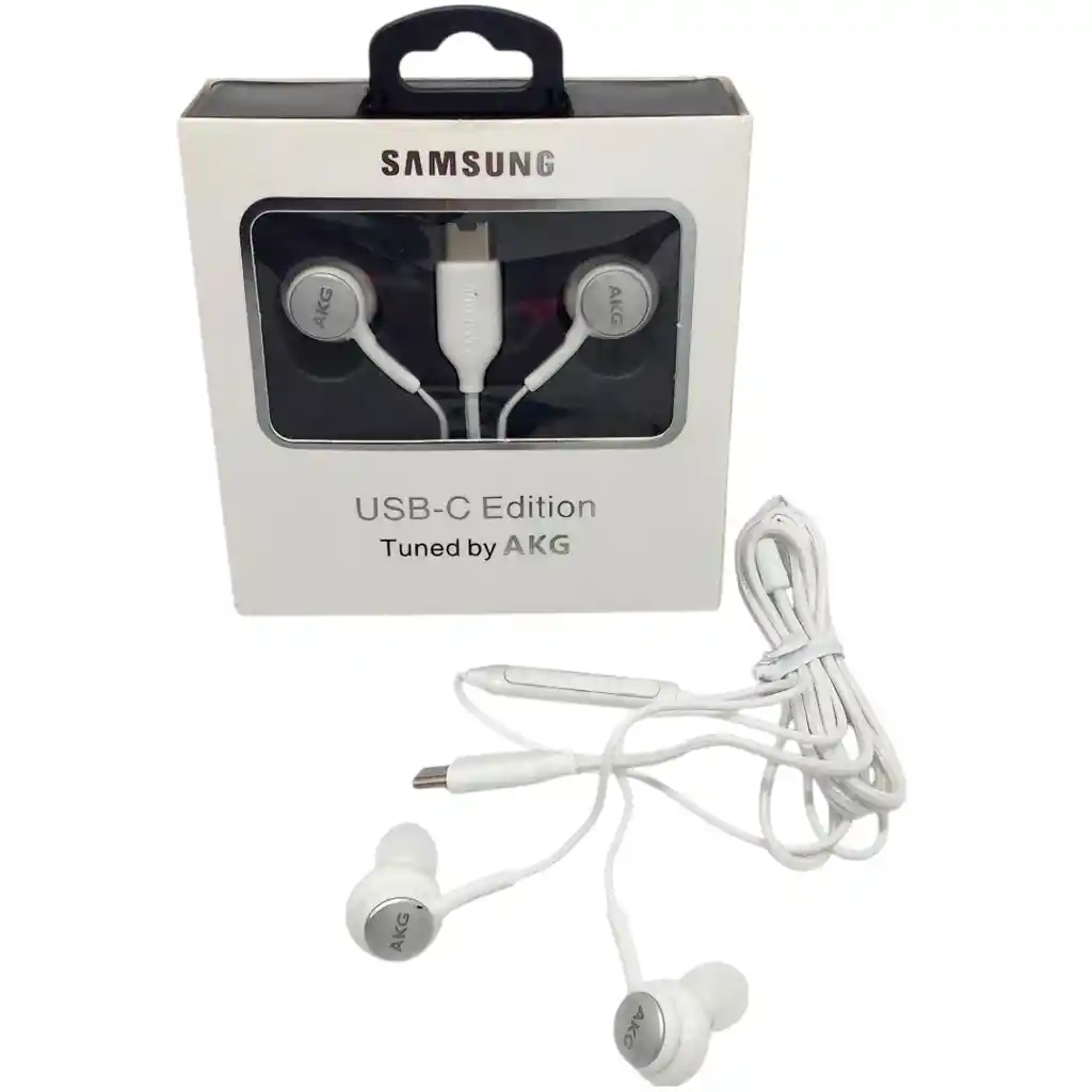 Audífonos Samsung Akg Tipo C Color Blanco