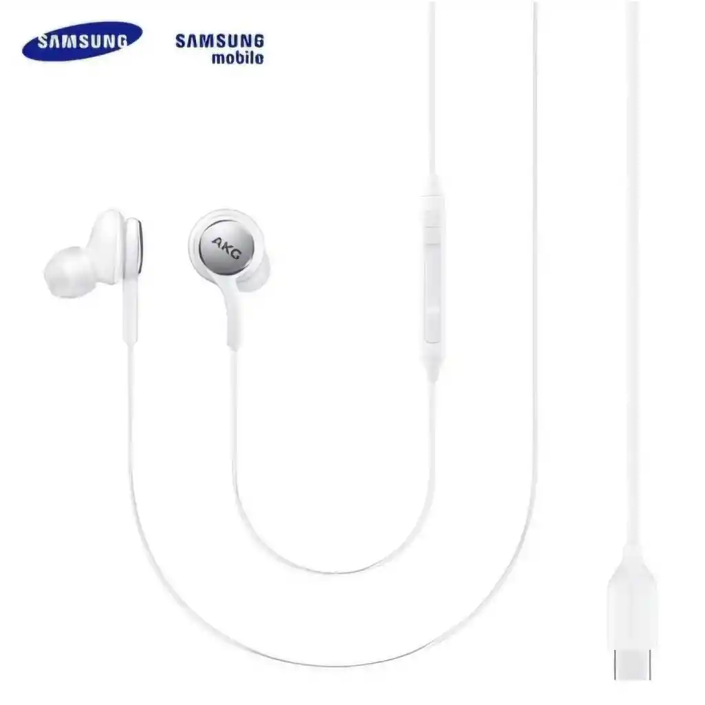 Audífonos Samsung Akg Tipo C Color Blanco