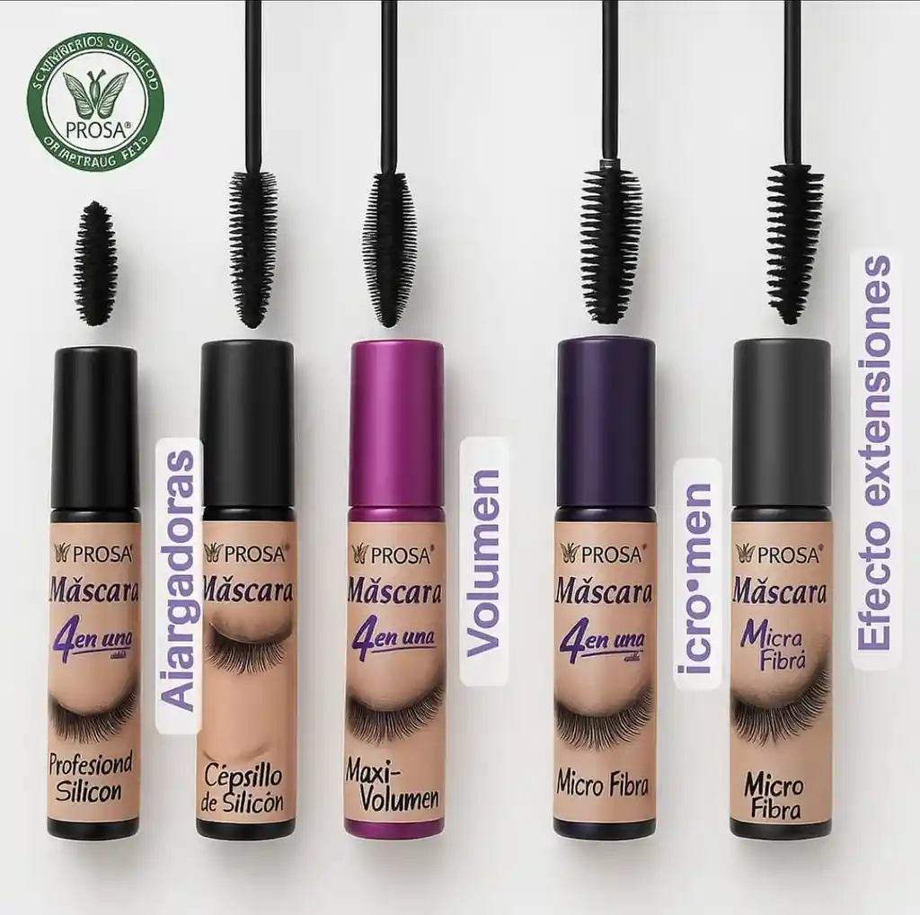 Prosa Profesional Silicon. Pestañina Negra 13ml.