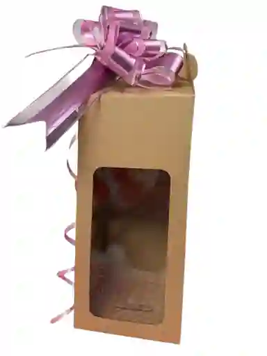 Caja Vino Con Ventana 28x13x13 Cm