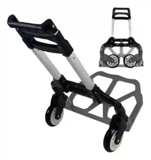 Carro Plegable De Carga Aluminio Tipo Yegua 70 Kilos Máximo