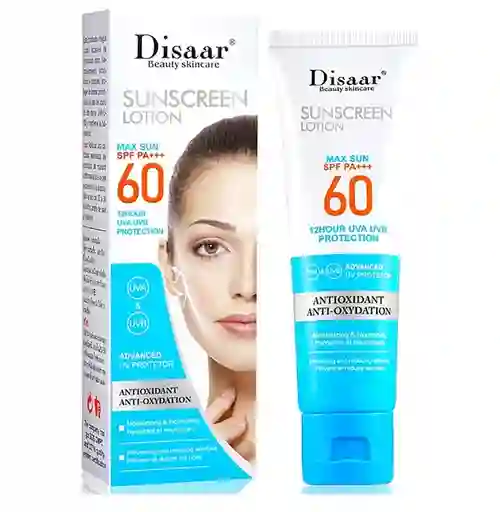 Bloqueador Solar Spg 60 Disaar 50ml
