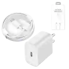 Adaptador Iphone Carga Rapida 25w + Cable Generico