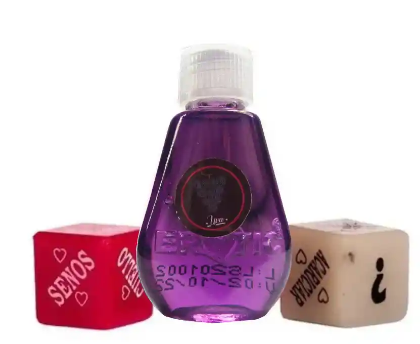 Aceite Caliente Sabor Uva Con Dados