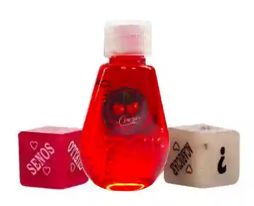Aceite Caliente Sabor Cereza Con Dados