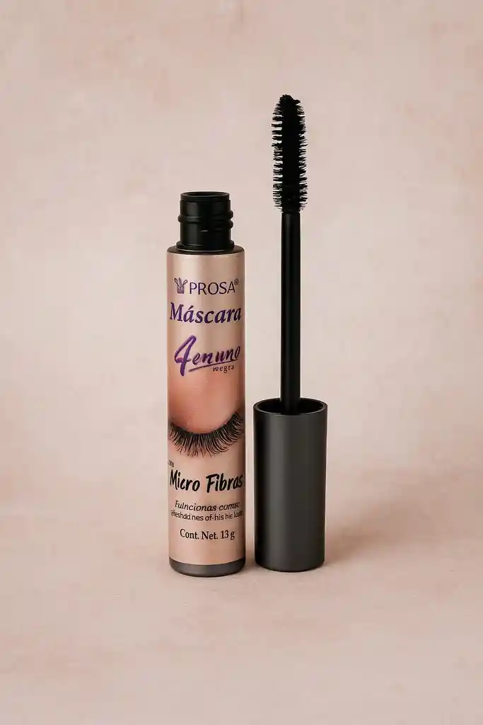 Prosa Micro-fibra Pestañina Negra 13ml.