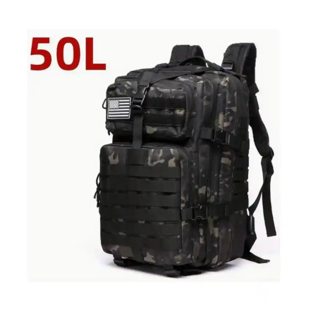 Morral Militar Táctico 50l – Alta Capacidad Y Resistencia